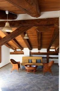 Posezení v ubytování Casa Miret de Mur