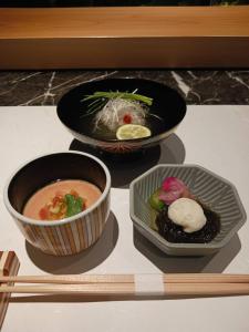 箱根町にある強羅茶寮の三鉢