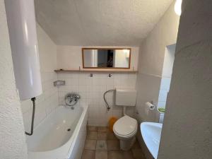 Koupelna v ubytování Studio apartman Tisa, Ćunski, Lošinj