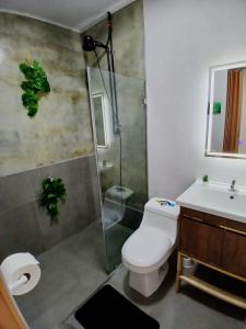Koupelna v ubytování SJO Green Casita