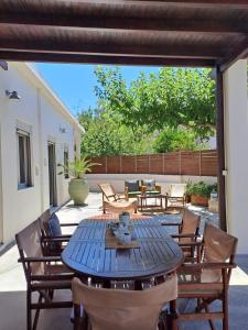 A patio or other outdoor area at Chania Paradise Retreat - Falasarna Villa Nostalgia