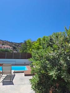 The swimming pool at or close to Chania Paradise Retreat - Falasarna Villa Nostalgia