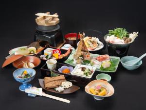 Matur á eða í nágrenni ryokan-hótelanna