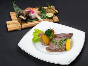 Matur á eða í nágrenni ryokan-hótelanna