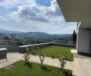 Nespecifikovaný výhled na hory nebo výhled na hory při pohledu z apartmánu