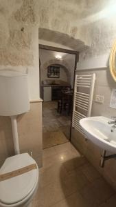 Koupelna v ubytování Trulli Soave