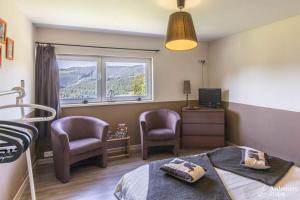 Posezení v ubytování Villa du Lac de Coo