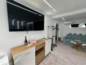 クラヨーヴァにあるElegant Escape Central Studioのリビングルーム(壁に大画面薄型テレビ付) +22枚の写真