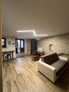 Posezení v ubytování Casa Reggiaio