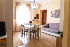 Χώρος καθιστικού στο Alexas rooms Crotone