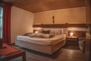 Postel nebo postele na pokoji v ubytování Haus Bergwind