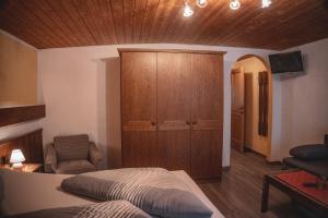 Postel nebo postele na pokoji v ubytování Haus Bergwind