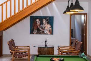 Posezení v ubytování Casa Familia