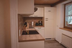 Kuchyň nebo kuchyňský kout v ubytování Haus Bergwind