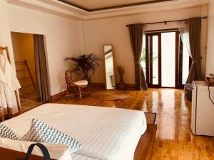 Ένα ή περισσότερα κρεβάτια σε δωμάτιο στο Baancaptainhook pool kohlarn +44 φωτογραφίες