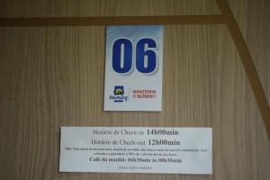 Certifikát, hodnocení, plakát nebo jiný dokument vystavený v ubytování Pousada Medeiros