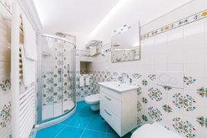 Koupelna v ubytování B&B IL CORTILE