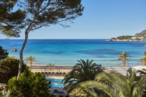 a view of the ocean from a resort at Secrets Mallorca Villamil Resort & Spa - Adults Only (+18) in Paguera