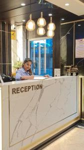 Vstupní hala nebo recepce v ubytování Urban Cliff Hotel