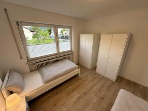 Postel nebo postele na pokoji v ubytování Modern Apartment in Lichtenstein