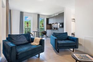 Χώρος καθιστικού στο Egge Resort 7b mit Whirpool u Sauna