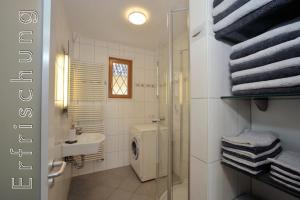 Koupelna v ubytování Ferienwohnung Refugium + 13 fotografií