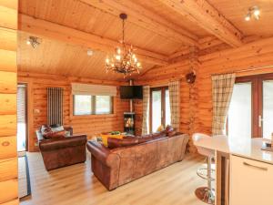 Χώρος καθιστικού στο Wainstones Lodge 2