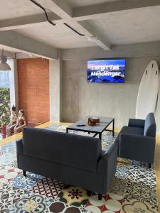 TV a/nebo společenská místnost v ubytování Br bed n bfast