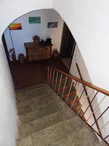 TV a/nebo společenská místnost v ubytování Casa dell'Angelo custode