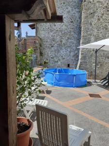 The swimming pool at or close to casa Dany