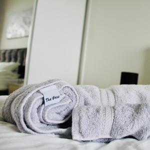 Krevet ili kreveti u jedinici u okviru objekta Aspectus apartmani Divcibare