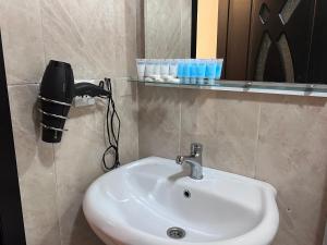 Koupelna v ubytování Hotel Argo