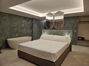 Posteľ alebo postele v izbe v ubytovaní Hotel YIT Ciudad de Elche