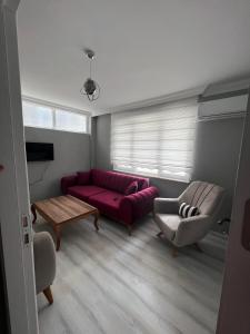Posezení v ubytování NOKTA SUITE APART
