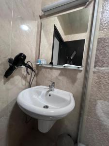 Koupelna v ubytování Hotel Argo