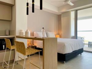 Voodi või voodid majutusasutuse Wynwood Cartagena Beach toas