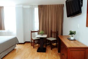 Voodi või voodid majutusasutuse Hotel Don Simón toas