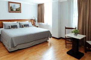 Voodi või voodid majutusasutuse Hotel Don Simón toas
