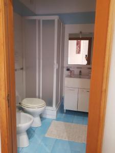 Koupelna v ubytování B&B Iside