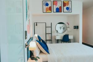 Voodi või voodid majutusasutuse Casa de Playa Hatillo toas