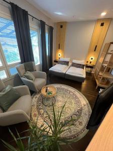 Postel nebo postele na pokoji v ubytování Apartment Lumikontupa