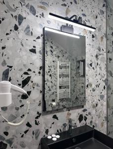 Koupelna v ubytování Hotel Driloni