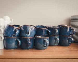 Coffee and tea making facilities at Hótel Fransiskus Stykkishólmi