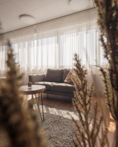 A seating area at Hótel Fransiskus Stykkishólmi