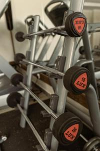 Das Fitnesscenter und/oder die Fitnesseinrichtungen in der Unterkunft Urban Park Suites Hotel