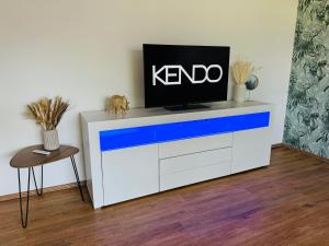 TV a/nebo společenská místnost v ubytování Westerwälder Ferienglück