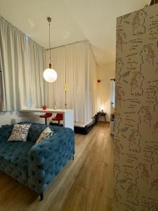 Postel nebo postele na pokoji v ubytování HomeSuite sul Lago