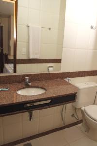 Um banheiro em Hotel São Bento