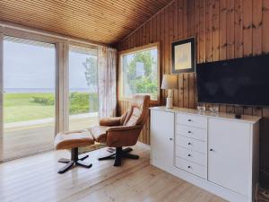 TV/trung tâm giải trí tại 4 star holiday home in Præstø-By Traum