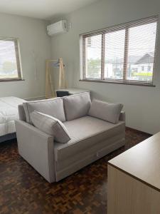 Χώρος καθιστικού στο Apartamento tropical no centro de Pomerode +12 φωτογραφίες